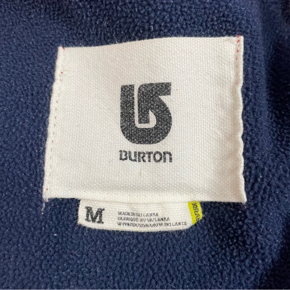 Burton Dry Ride Hoodie Medium WB Peak Orange Polka Dot Full Zip Fleece Jacket - Picture 4 of 7